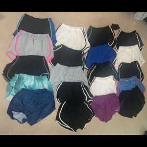 20 PAIRS of nike running shorts
